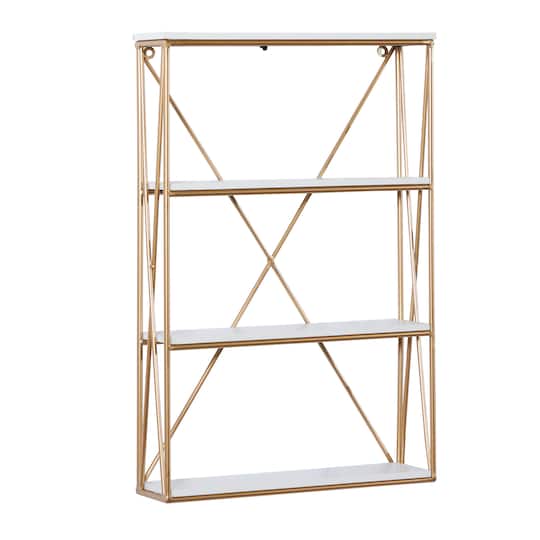 Gold Glam Wall Shelves